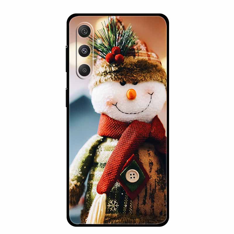 Christmas Case For Samsung Galaxy S24 S25 5G Cases Soft Silicone Bumper for S24 S25 Plus S23 FE S24 FE S25 FE 5G Protector Shell