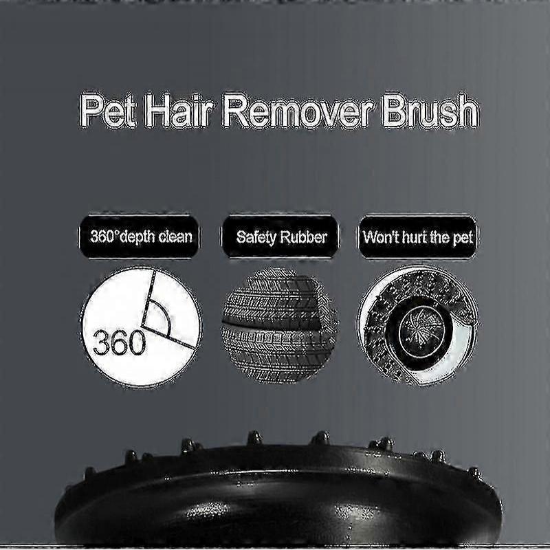 Electric Pet Dog Cat Hair Remover Cleaner Grooming Brush Comb Vacuum Trimmer