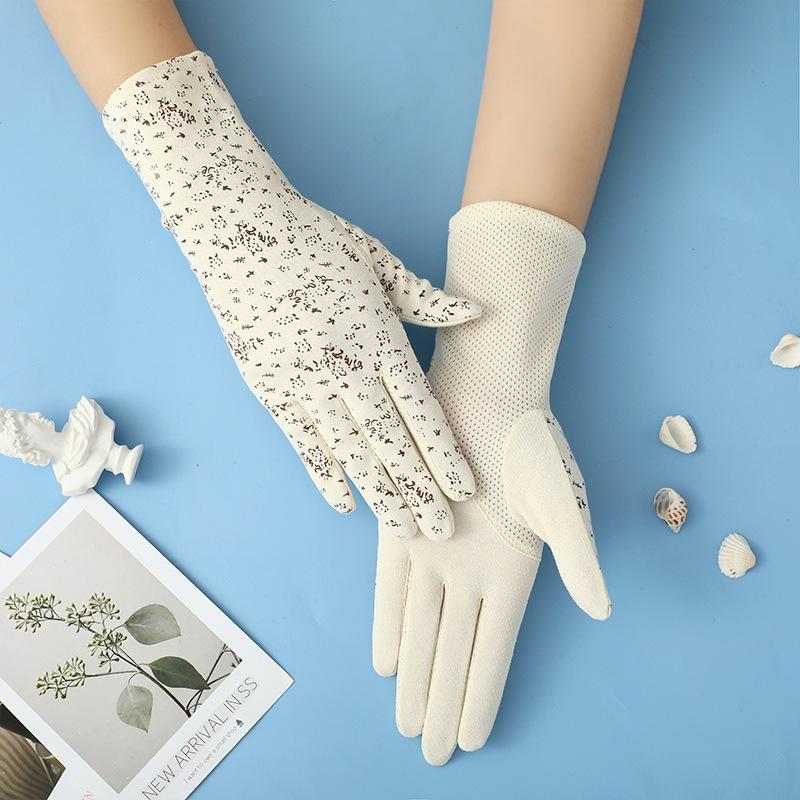 Sunscreen Gloves Ice Silk Summer Thin Summer Ultraviolet Driving Tram Summer Women New Touch Screen