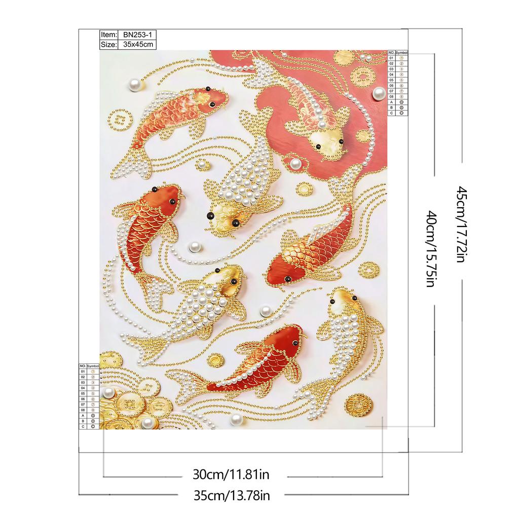 Animal Special Shaped 5D DIY Partial Drill Diamond Painting Kits for Adults DIY Gift Home Decor Diamond Dots Paintings 35x45cm