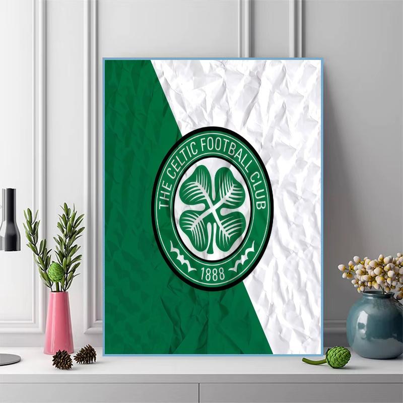 Celtic F.C 100% Round Full Drill 5D DIY Diamond Painting Embroidery Cross Stitch Rhinestone Décor