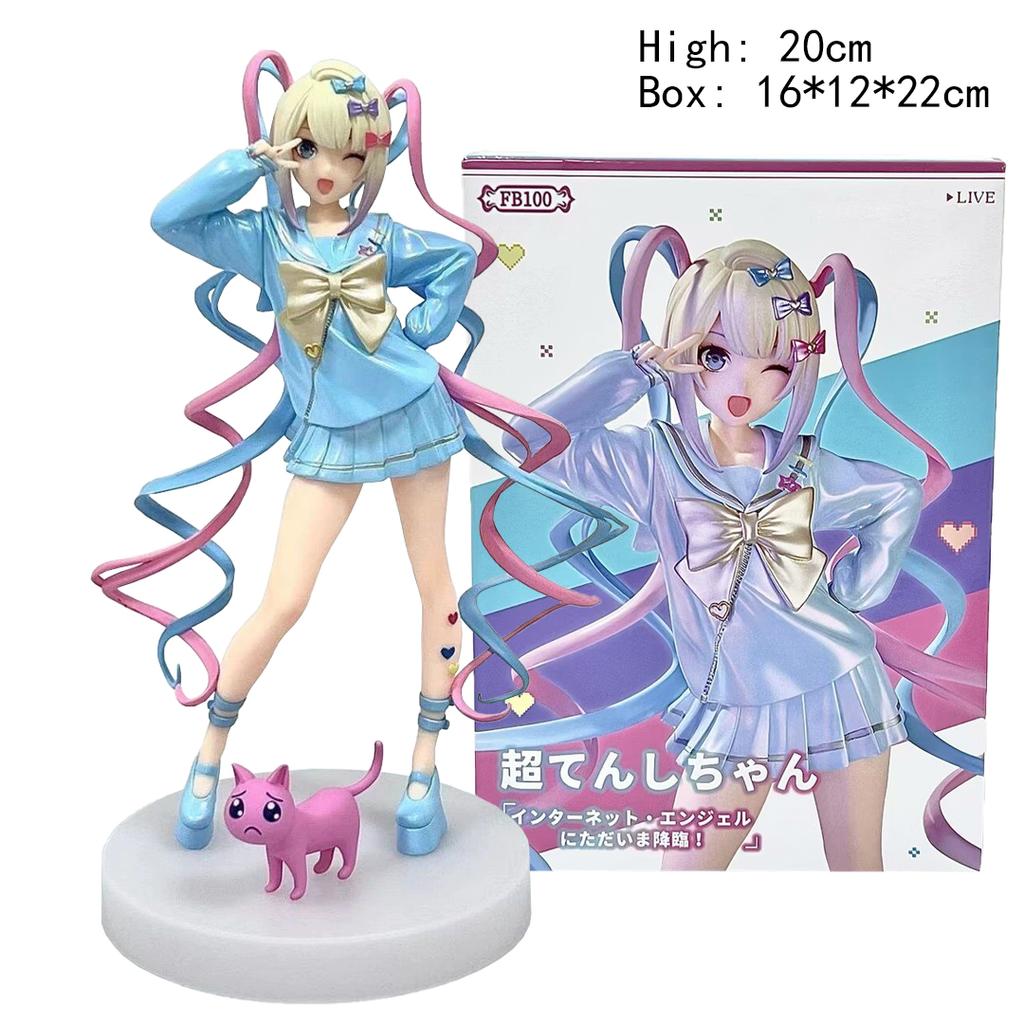 Anime Figure 20cm Needy Girl Overdose Pop Up Parade KAngel Action Figures Virtual Uploader PVC Collection Model Ornaments Toys