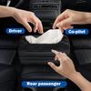 Car Tissue Holder, Standard Tissue Holder for Car Pu Leather Car Napkin Holder, Car Backseat Extra Large Tissue Organization Fit for 120-230 Tissues