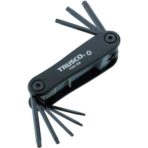 

TRUSCO Hex Lobe Wrench Set Knife Type TNH8S
