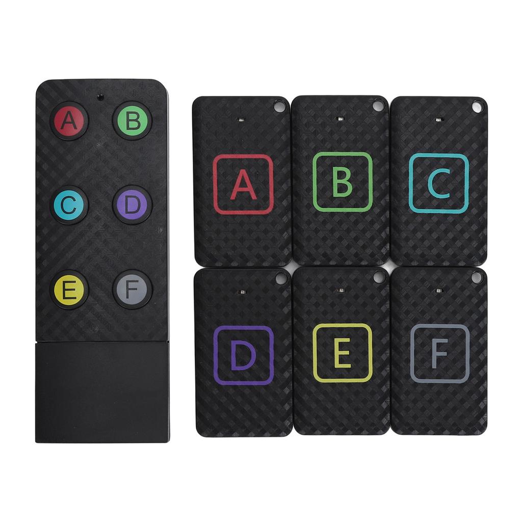 Key Finder Wireless Loud Sound 15?30m 433.92MHz Key Locator with 1 Transmitter 6 Receiver for TV