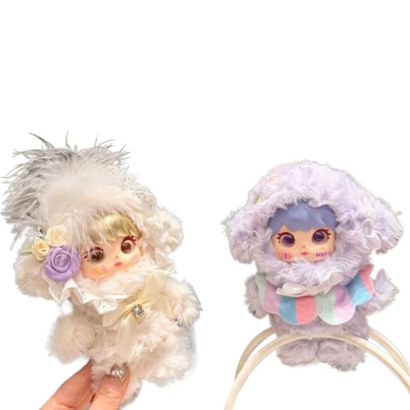 Cartoon Cute Vinyl Face Plush Doll Pendant Keychain Backpack Hanging Decoration Gifts