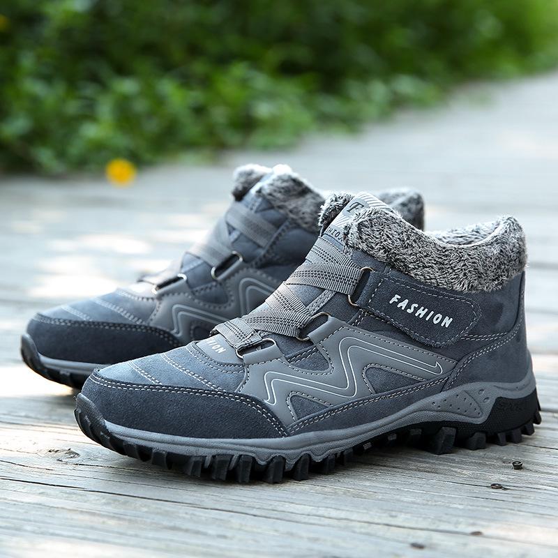 Unisex Snow Boots - Casual Cotton, Non-slip, Warm Mid-top for Middle-aged & Elderly, Seven Colors for Autumn & Winter.