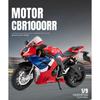 1/9 Honda CBR 1000RR-R Fire Blade Stopowy Sportowy Model Motocykla Odlewany Model Motocykla Wyścigowego Ulicznego Dźwięk Światło Zabawka dla Dzieci Prezent