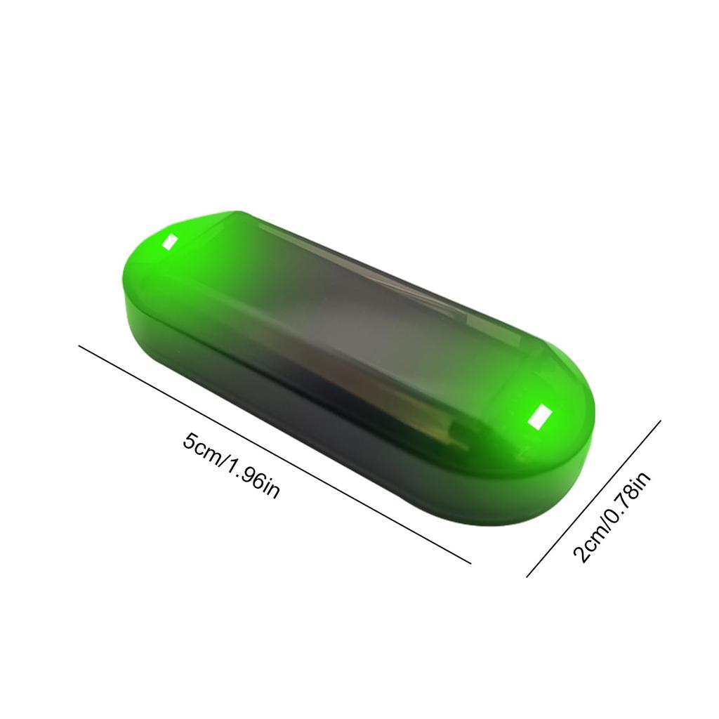Dummy Car Warning Light Car Security Car Anti-Theft Fake LED Flashing Car Alarm Prevent