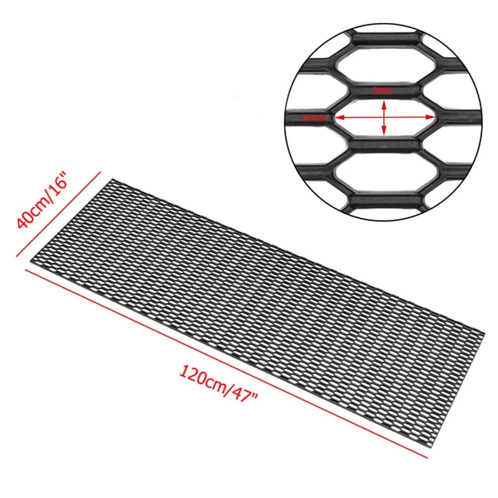 

120x40см Решетка Сотовая Шестиугольная Сетка Универсальная Вентиляционная Решетка Капота Гоночные Решетки АБС Пластик Спойлер Вентиляционные Отверстия Бампера