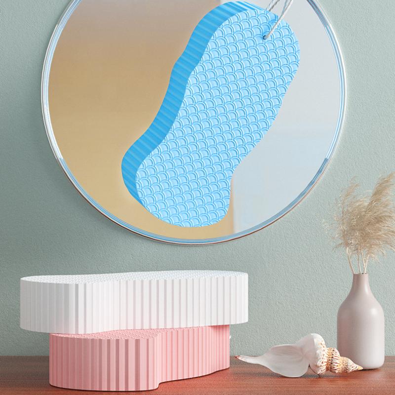 1PC 3D Magic Sponge Children's Bath Sponge Baby Cartoon Soft  Household Rub Ash  Artifact Peeling Dead Skin Exfoliating Massager