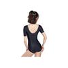 Li Ning Color Block Pullover Short Sleeve One Piece Swimsuit Women Swimwear Black ASLT060-1