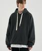 Layered String Tape Hoodie [Charcoal]