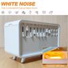 LED-Weißrauschen-Lautsprecher mit 8 Naturgeräuschen Schlaf-Soundmaschine Wiederaufladbarer Aroma-Diffusor Nachtlicht für Zuhause Kreatives Geschenk