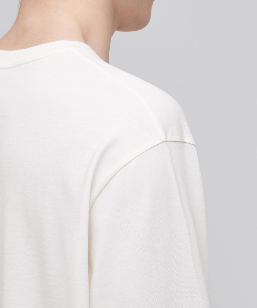 MUSINSA STANDARD [Cooltandard] Crew Neck Long Sleeve T-Shirt [Cream]