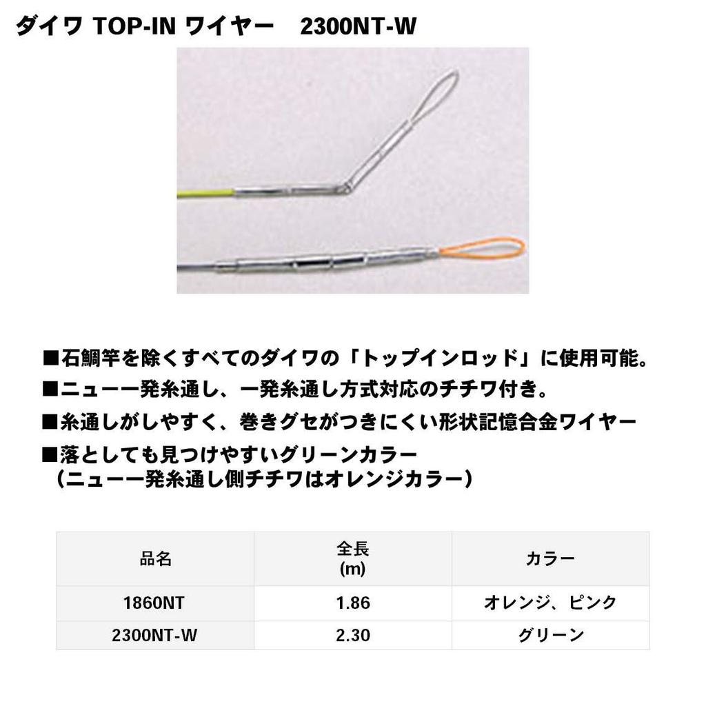Daiwa Wire 546799 TOP-IN 2300NT-W