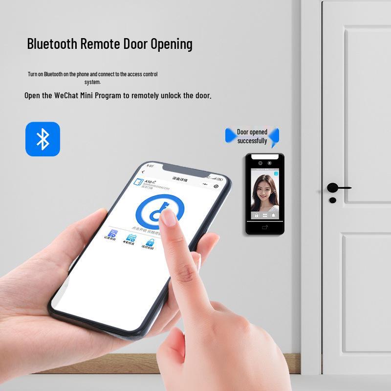 Outdoor Waterproof Face Recognition Access Control & Attendance System with Electromagnetic Lock