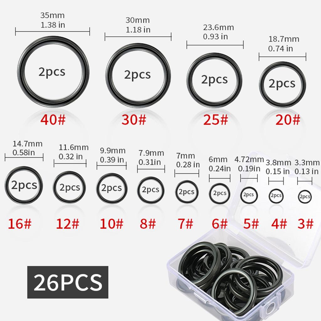 Fishing Rod Ceramic Guide Ring Repair Kit 40PCS Universal Reusable Saltwater Freshwater Fishing Accessories