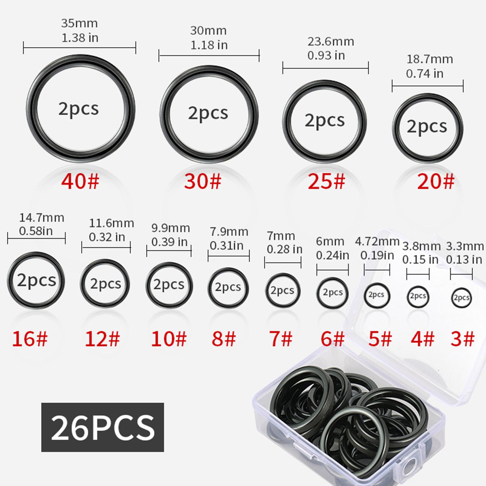 

Керамическое направляющее кольцо для удочки, ремонтный комплект 40 шт., универсальные многоразовые аксессуары для морской и пресноводной рыбалки