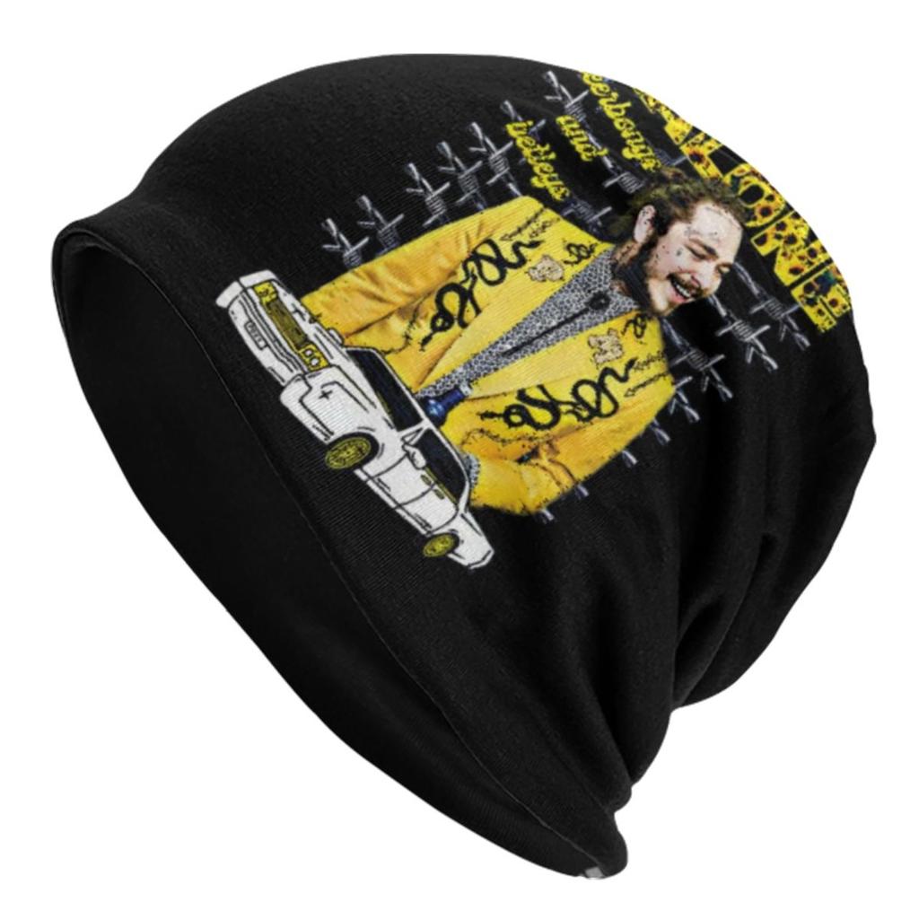 Custom Posts Malones American Popular Rapper Beanies Caps Unisex Women Unisex Outdoor Winter Warm Knitting Hat Adult Bonnet Hats