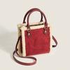 Sac à main en velours d'agneau pour femmes, nouvelle mode Simple, automne et hiver, sac à bandoulière
