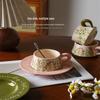 Taozhi Elegant Ceramic Coffee Cup & Saucer Gift Collection