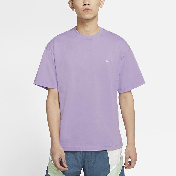 Nike Basic Sport T-Shirt Men Tops Purple DA0321-563