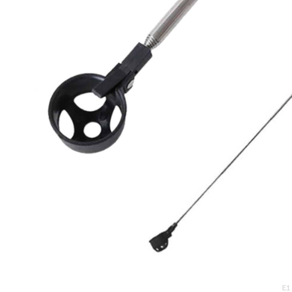 Golf Ball Retriever Portable Pick Up Tool Automatic Locking Comfortable Grip Stainless Steel