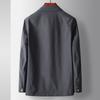 Spring and Autumn Lapel Shirt Tooling Edition Jacket Middle-aged and Youth Light Luxury Business Casual Thin Top