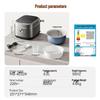 Midea 4L Smart Rice Cooker with Steamer CN Plug (adapter Included)