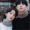 Soft Windproof Winter Neck Gaiter Cold-proof Solid Color Tube Scarf Neck Protection Cashmere Winter Scarf Men And Women