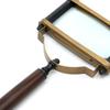 Vintage Rectangular Magnifying Glass With Metal Frame