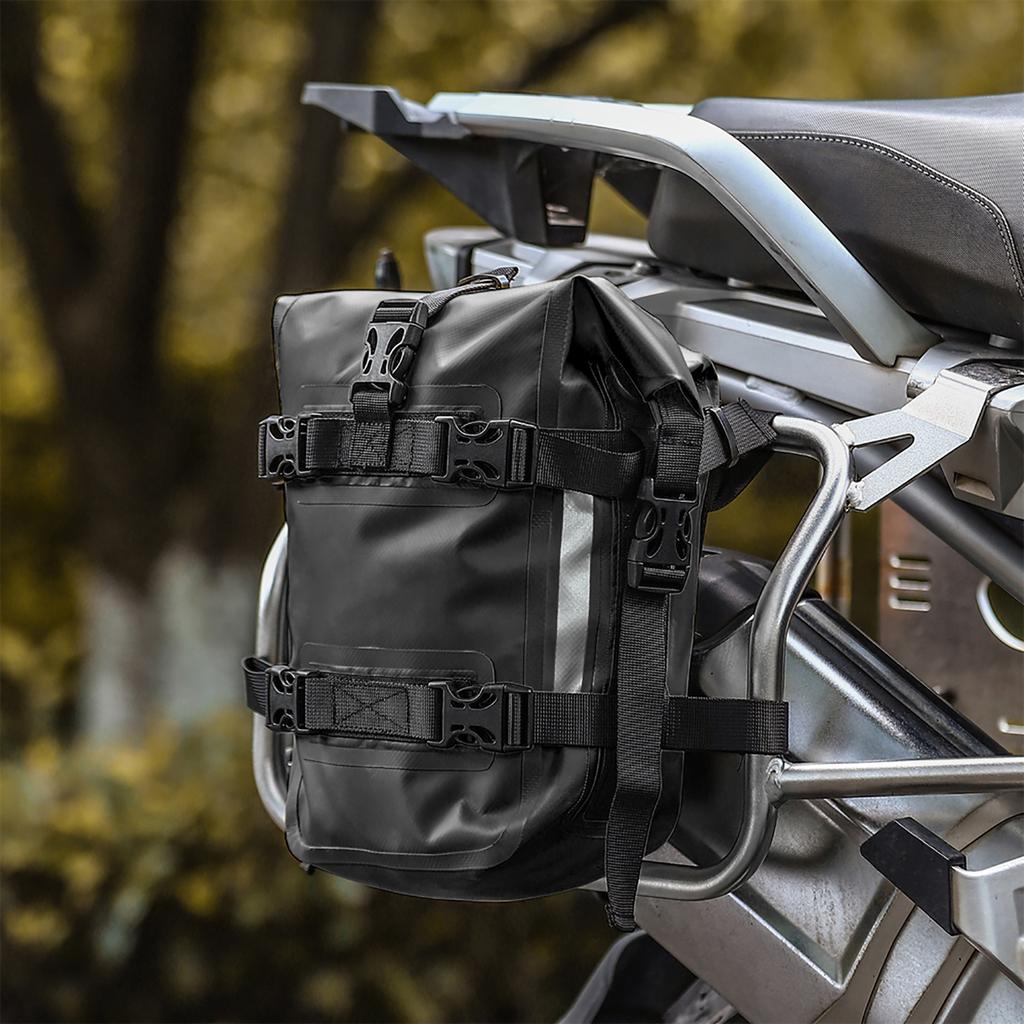 Motorcycle Bumpers Bag Waterproof 5L Motorcycle Side Frame Bag Motorcycle CrashBar Bag   Motorcycle Riding Tools Storage Bag Motorcycle Access