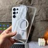 Pour Magsafe Magnétique Transparente Acrylique Coque Pour Samsung Galaxy S26 S25 S24 S23 Ultra Plus FE A57 A37 A17 A07 A56 A26 Housse
