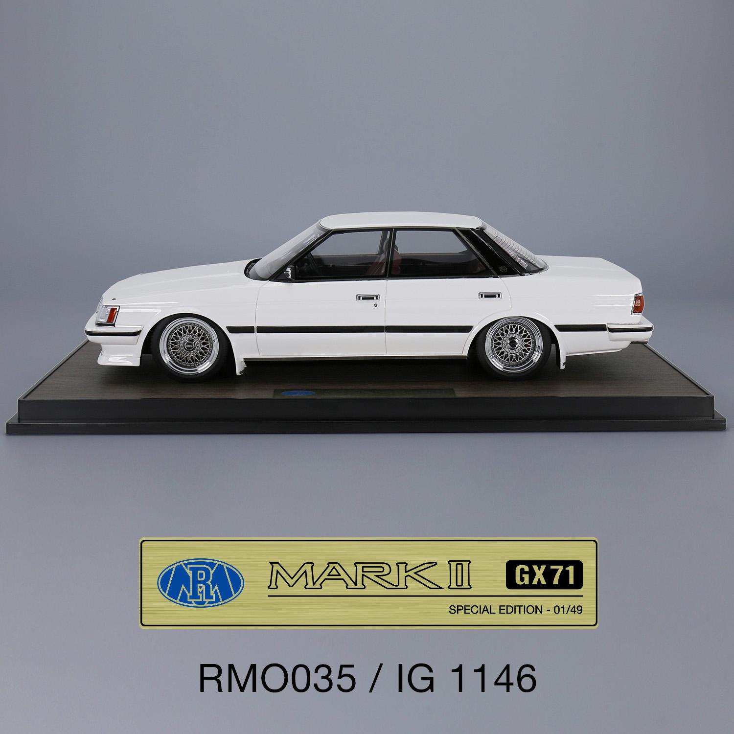 

1:18 Toyota MK II GX71 Ignition model RM model car resin Collectibles