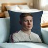 Kevin De Bruyne Football Star-S Square Double-Sided printed Pillow Case Bedroom Bedside Pillow Sofa Cushion Cover Gift