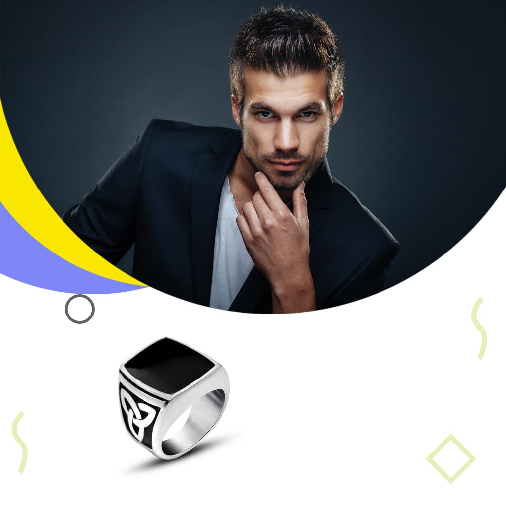Ring Fashion Lightweight Portable Irregular Finger Rings Polish Sturdy Pattern Electroplate Waterproof Jewelry Adult