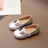 Zapatos de Cuero sin Cordones para Niña de Nuevo Estilo, Modernos y Versátiles, Zapatos de Vestir