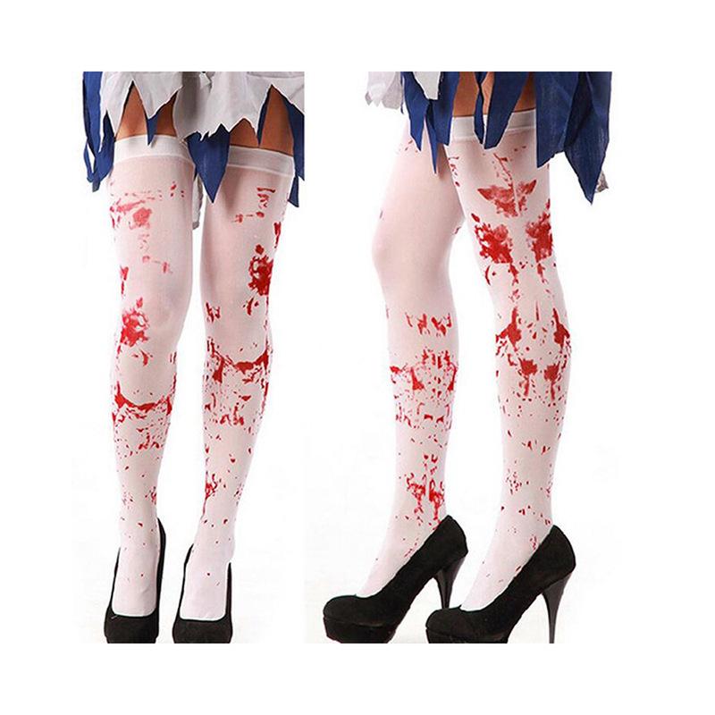 

Хэллоуинские гольфы до бедра с принтом черепа и бантом – Женский стиль выше колена