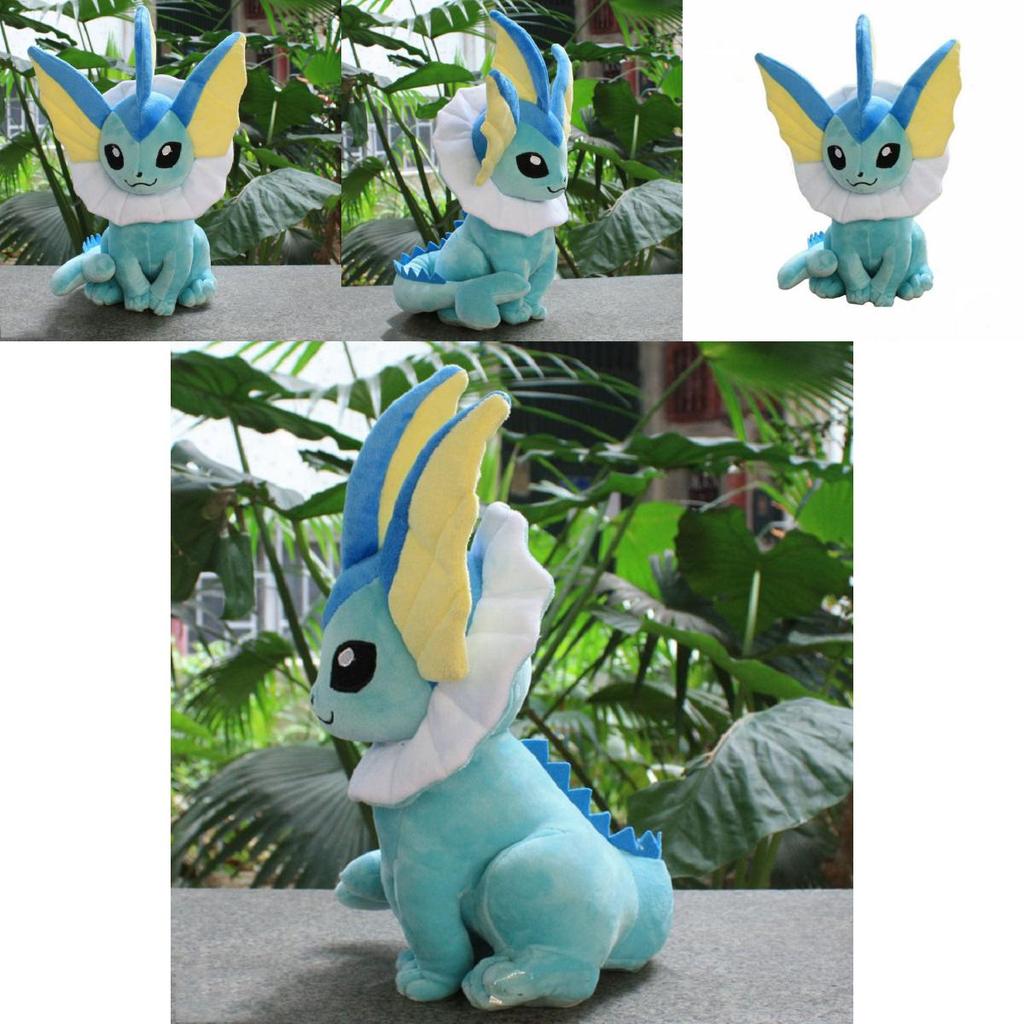 Peluche Morbido Vaporeon Pokemon Grande e Carino, Perfetto per Regali e Collezionisti