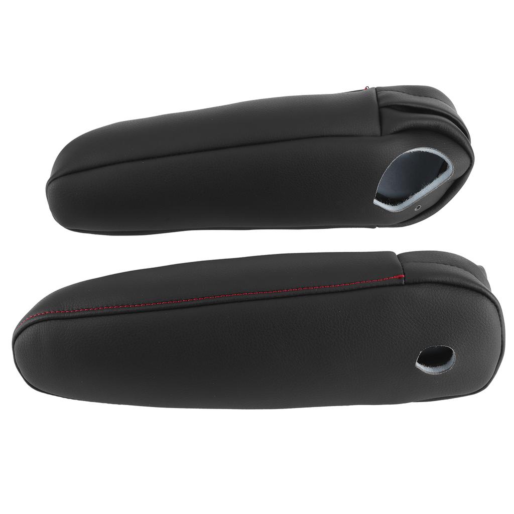 2Pcs Car Seat Armrest Synthetic Leather Cover for Lexus RX 300 330 350 2003?2009Black