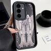 Double Star Angel Phone Case For Samsung Galaxy S24 S23 S22 Ultra Plus S21 A55 A54 A53 A52 A25 A15 A14 5G Protective Soft Cover
