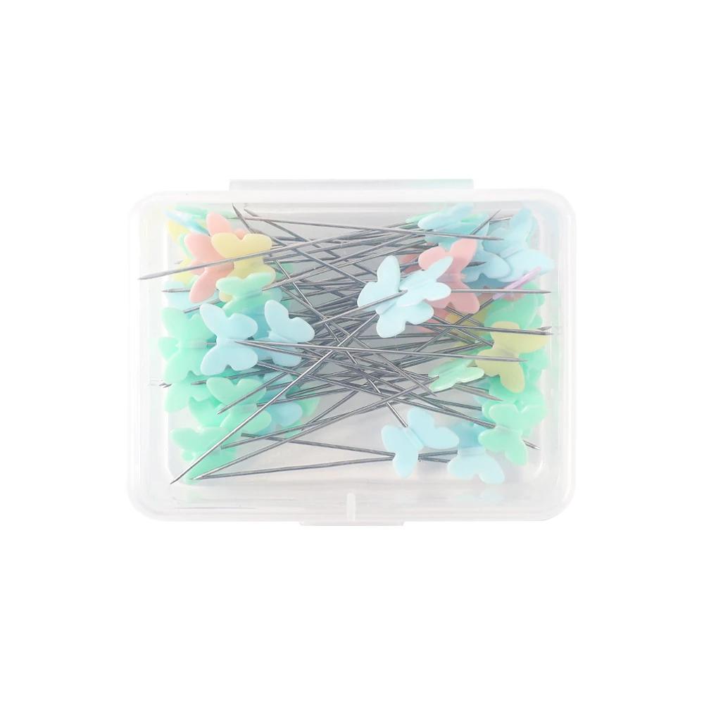 200/50PCS New Dressmaking Pins Embroidery Patchwork Tools Fixed Pin Button Pin Patchwork Pin for Home DIY Sewing Positioning