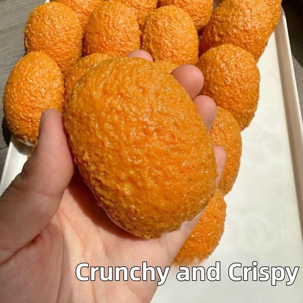 Slow Rebound Squishy Fidget Toy Fried Crispy Cake Shape Decompression Pinch Toy  Home Office