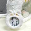 Meow Fox Plush Ita Bag: Cute Transparent Wallet & Storage for Students