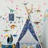 Luminous Cartoon Dinosaur Wall Stickers Glow in the Dark Dinosaur Decals for Baby Kids Rooms Bedroom Wall Decoration Wallpaper