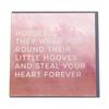 Gubblecote Little Hooves Foiled Greetings Card