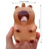 Cute Capybara Spit Bubbles Squeeze Toy Soft Funny Capibara Fidgets Toys Anxiety-relieving and Relaxing Toys for Friends Gifts