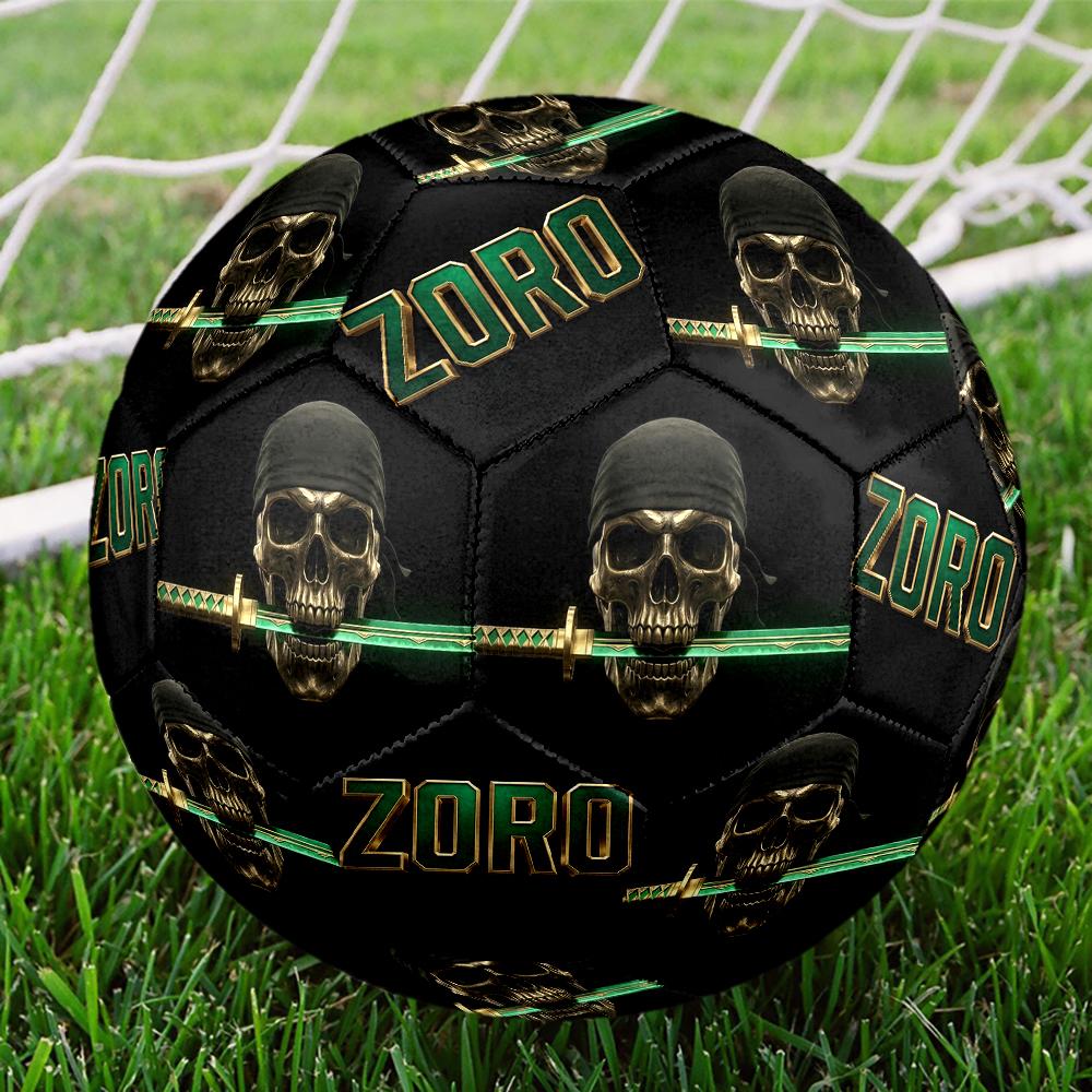 1pc One Piece Football Soccer Ball Size 5 Indoor Soccer Ball Fashion Colorful  Backyard Game -Great For Sports Fans Gift HE25