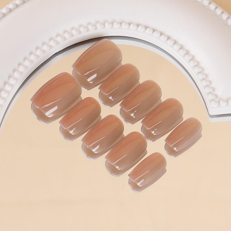 Ins Style Press On Nails Butterfly Pearl Handmade Fake Removable Women